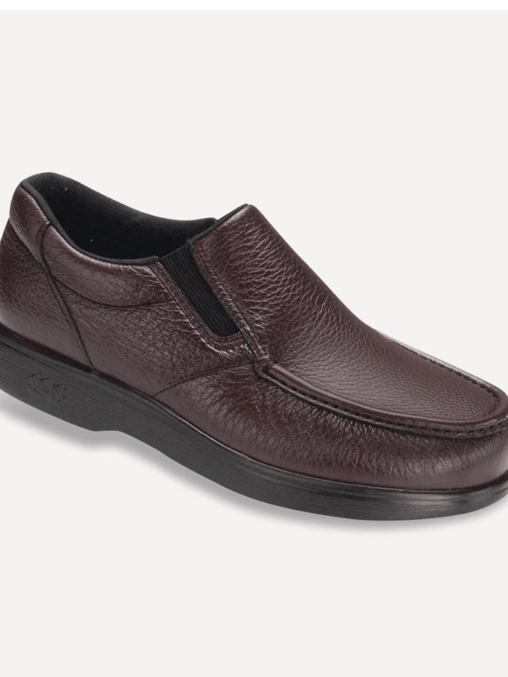 SAS Men’s Shoes 12M Side Gore Slip On Walking Shoe Cordovan